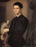 Agnolo Bronzino Portrait d'un sculpteur on d'un jeune amateur china oil painting artist